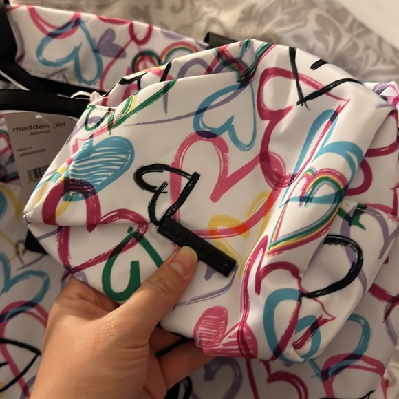 New multi color Madden girl duffle bag weekender - Picture 7 of 10